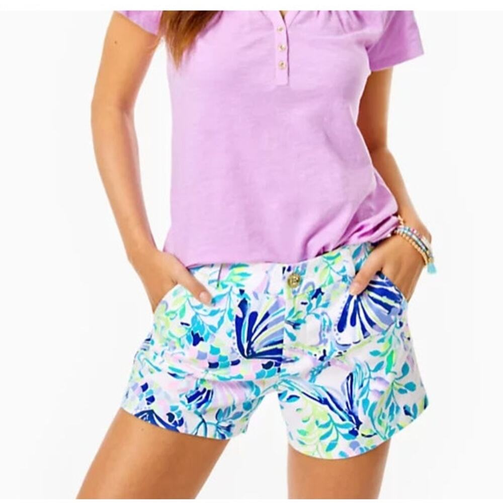 Lilly Pulitzer 4" Kellar Stretch Short Size 4